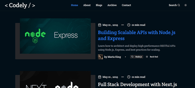 Codely Programming Articles